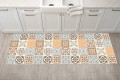 Dywanik winylowy mata antypoślizgowa ochronna do kuchni PORTUGALSKI PATCHWORK 