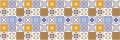 Chodniczek do kuchni mata antypoślizgowa ORIENTALNY PATCHWORK 