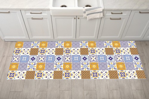 Chodniczek do kuchni mata antypoślizgowa ORIENTALNY PATCHWORK 