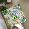 Naklejka laminowana pasująca na STOLIK LACK dla dzieci AUTA GRA