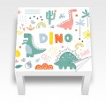 Naklejka laminowana na STOLIK IKEA LACK  dla dzieci DINOZAURY DINO