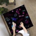 Naklejka laminowana na STOLIK IKEA DOODLE WZÓR DLA DZIEWCZYNKI