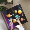 Naklejka laminowana na STOLIK IKEA dla dzieci  KOSMOS PLANETY