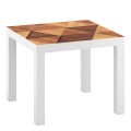 Naklejka laminowana na STOLIK IKEA LACK DREWNO TRÓJKĄTY 3D
