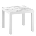 Naklejka laminowana na STOLIK IKEA LACK DELIKATNY SZARY MARMUREK