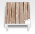 Naklejka laminowana na STOLIK IKEA LACK NATURALNE DREWNO DESKI