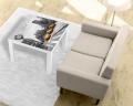 Naklejka laminowana na STOLIK IKEA LACK NEW YORK STREET TAXI