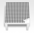 Naklejka laminowana na STOLIK IKEA LACK WZÓR W PEPITKĘ