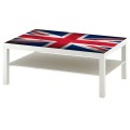 Naklejka laminowana na STOLIK KAWOWY IKEA FLAGA WIELKA BRYTANIA