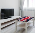 Naklejka laminowana na STOLIK KAWOWY IKEA FLAGA WIELKA BRYTANIA