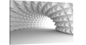 Obraz NOWOCZESNY na płótnie canvas BIAŁY TUNEL