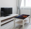 Naklejka laminowana na STOLIK KAWOWY IKEA ABSTRAKCJA PĘKNIĘCIE