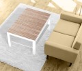 Naklejka laminowana na STOLIK KAWOWY IKEA DELIKATNE DESECZKI