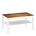 Naklejka laminowana na STOLIK KAWOWY IKEA PRZEKRÓJ DREWNA DESKA