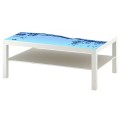 Naklejka laminowana dekoracyjna na STOLIK KAWOWY IKEA WODA KROPLE
