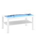 Naklejka laminowana dekoracyjna na STOLIK KAWOWY IKEA WODA KROPLE