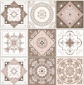 Foliowa naklejka na płytki z ozdobnym motywem azulejos Talavera
