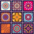 Naklejki na płytki ścienne samoprzylepne odklej i przyklej styl mandala