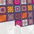 Naklejki na płytki ścienne samoprzylepne odklej i przyklej styl mandala