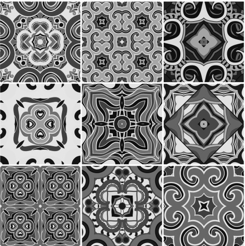 Naklejki na płytki do kuchni łazienki odklej przyklej kolory szarości