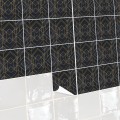 Naklejka samoprzylepna na płytki ścienne geometryczne elementy art deco 
