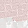Naklejki na płytki ścienne kuchenne łazienkowe GEOMETRYCZNE RÓŻOWE WZORY