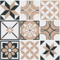 Naklejki na płytki ścienne kuchenne łazienkowe BEŻOWE AZULEJOS KAFLE