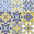 Naklejki na płytki ścienne kuchenne łazienkowe PORTUGALSKIE AZULEJO