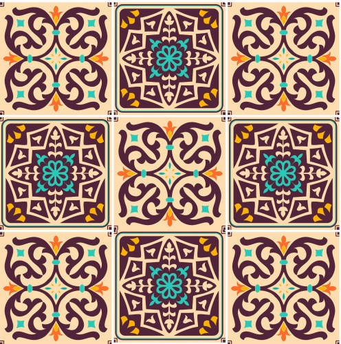 Naklejki na płytki ścienne kuchenne łazienkowe GEOMETRYCZNE HISZPAŃSKIE WZORY