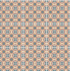 Naklejki  samoprzylepne na płytki ścienne kuchenne łazienkowe KWIATOWY WZÓR