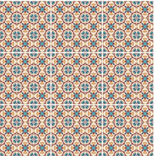 Naklejki  samoprzylepne na płytki ścienne kuchenne łazienkowe KWIATOWY WZÓR