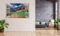 Naklejki na ścianę 3d okno z widokiem Morskie Oko jezioro