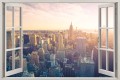 Naklejki na ścianę okno z widokiem na miasto NEW YORK