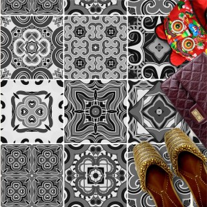 Naklejki na płytki podłogowe kuchenne łazienkowe samoprzylepne w kolorach szarości