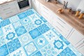Naklejki na płytki podłogowe kuchenne łazienkowe samoprzylepne morski patchwork