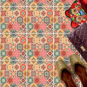 Naklejki na płytki podłogowe kuchenne łazienkowe samoprzylepne weneckie piękno