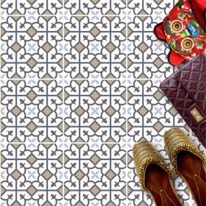 Naklejki na płytki podłogowe kuchenne łazienkowe samoprzylepne tradycyjny islamski wzór