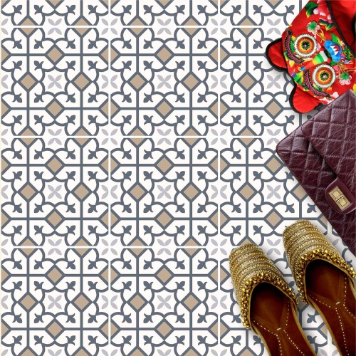 Naklejki na płytki podłogowe kuchenne łazienkowe samoprzylepne tradycyjny islamski wzór