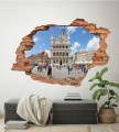 FOTOTAPETA 3D SAMOPRZYLEPNA naklejka ścienna dekoracyjna MIASTO RYNEK