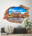 FOTOTAPETA 3D SAMOPRZYLEPNA naklejka do salonu sypialni MIASTO RYNEK