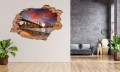 FOTOTAPETA 3D SAMOPRZYLEPNA naklejka do salonu MOST NOCĄ ŚWIATŁA MIASTO