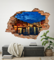 FOTOTAPETA 3D SAMOPRZYLEPNA naklejka do salonu sypialni WENECJA NOCĄ 