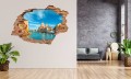 FOTOTAPETA 3D SAMOPRZYLEPNA naklejka dziura w ścianie WENECJA WŁOCHY KANAŁ