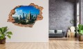 FOTOTAPETA 3D SAMOPRZYLEPNA naklejka na ścianę WIDOK NA WARSZAWĘ 