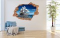 FOTOTAPETA 3D SAMOPRZYLEPNA naklejka ścienna 3D Statek na morzu