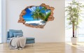 FOTOTAPETA 3D SAMOPRZYLEPNA naklejka 3D PLAŻA PALMY TROPIKI
