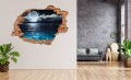 FOTOTAPETA 3D SAMOPRZYLEPNA naklejka ścienna 3D KSIĘŻYC PEŁNIA OCEAN