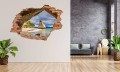 FOTOTAPETA 3D SAMOPRZYLEPNA naklejka 3d dekoracyjna MORZE SKAŁY WIDOK