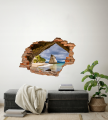 FOTOTAPETA 3D SAMOPRZYLEPNA naklejka 3d dekoracyjna MORZE SKAŁY WIDOK