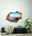 FOTOTAPETA 3D SAMOPRZYLEPNA naklejka 3D ścienna PLAŻA ZACHÓD SŁOŃCA MORZE